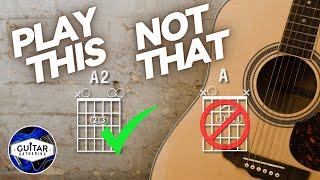 Better Options for Common Guitar Chords