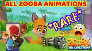 Zooba ALL Animations + Zooba Ads in One Video!!! "Extremely Rare"