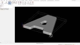 Alphacam Create Bounding Work Volume and Set Material