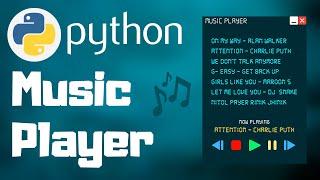Make a Music Player With Python | Python Project