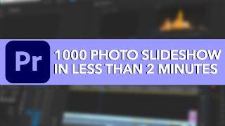 How to make PROFESSIONAL SLIDESHOW in Adobe Premiere Pro? (VERY FAST AND EASY)