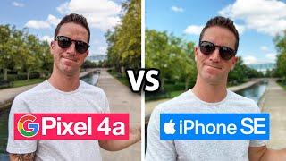 Pixel 4a vs iPhone SE 2: Camera Test Comparison!