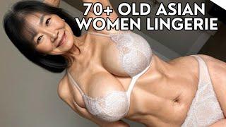 Natural Older Asian Women 70+  Elegant Feminine Lingerie Collection / AI Models (AI 4K Lookbook)