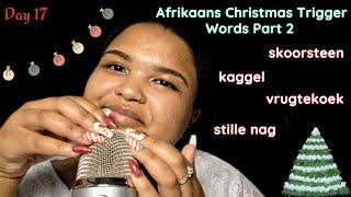 AFRIKAANS KERSFEES TRIGGER WORDS PART 2 ASMR