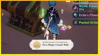 On A Magic Carpet Ride Hidden Achievement 3.4【Genshin Impact】