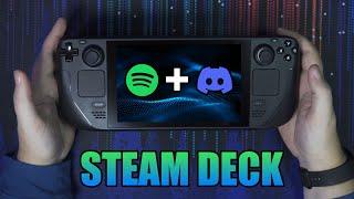 Steam Deck | How to Install Spotify and Discord