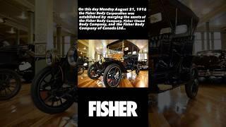 ON THIS DAY AUGUST 21 #automobilelover #fisher #cadillac #buick #oakland #oldsmobile #pontiac #ford