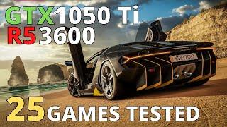 GTX 1050 Ti RYZEN 5 3600 TEST IN 25 GAMES