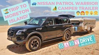 Moreton Island with camper trailer in the Nissan Patrol Warrior 4x4 | Off-road family adventure!