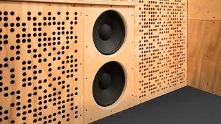 BIG Bass in a Small Room - Making Infinite Baffle Subwoofers