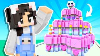 Building My BIRTHDAY Cake In Minecraft!