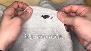 How to Mend Clothing: Fixing My 8-Year-Old Shorts with Multiple Holes