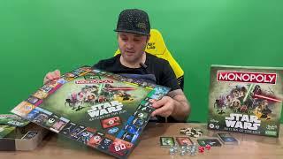 Ep 2553 - Limited Edition Star Wars Return Of The Jedi 2023 Monopoly Unboxing