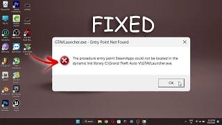 GTA V Entry point NOT found | Opening Error | Steam Error | GTA V not opening | launching error