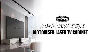 VIVIDSTORM Motorised Laser TV Cabinet Monte Carlo-360 degree panoramic view #lasertvcabinet