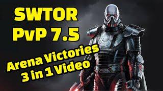 SWTOR PvP 7.5 Triple Victory at Arenas / Darth Khan 2024