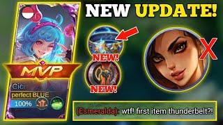 CICI NEW UPDATE BUILD IN MYTHICAL GLORY! | CICI VS. ESMERALDA -MLBB #cicimlbb #cici #ciciplays