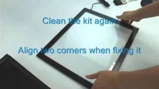 How to build cheap touch screen with touch screen conversion frame