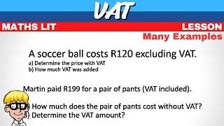 VAT Maths Lit