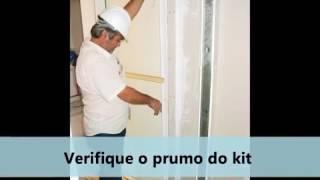 Instalação kit porta pronta para drywall fabricado pela Jorsil