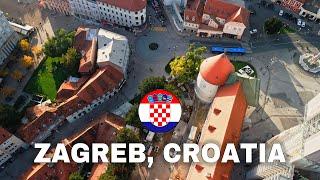 Zagreb City and Surroundings in 4K, Croatia , Drone Footage