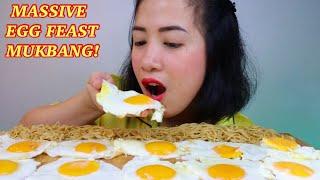 EATING MASSIVE EGG FEAST MUKBANG! | PANSIT CANTON |  Mother Shingoo