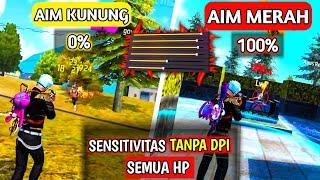 100% AUTO HEADSHOT NO DPI  CARA SETTING SENSITIVITAS FF AUTO HEADSHOT & SETTING KONTROL + DPI 2025