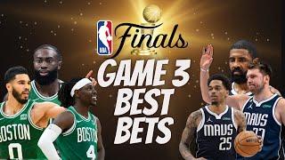 NBA Finals Best Player Prop Picks, Bets, Parlays, Game 3 Mavs vs Celtics Today Wednesday June 12th