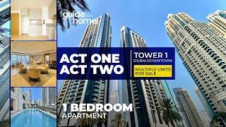 Prestigious 1 Bedroom Apartment | ACT 1 ACT 2 Tower 1 | Downtown Dubai