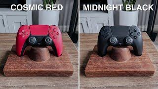 NEW PS5 Controllers: Cosmic Red + Midnight Black!