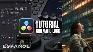 Tutorial  de Corrección de color en Davinci Resolve / Look cinematográfico / Spanish version