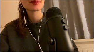 ASMR Relaxing Inaudible Trigger Words & Mic Scratching 