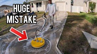 We almost had to REPLACE this whole concrete driveway.. Here’s what happened