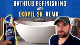 How To Refinish A Tub With Ekopel 2K Demo | Ekopel 2K's Easiest & Fastest Way