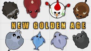 NEW GOLDEN AGE UPDATE IN MOPE.IO | NEW SKINS SHOWCASE & GAMEPLAY