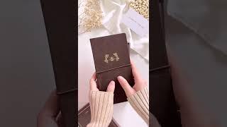  unboxing the tsuki honey bee travel notebook from notebook therapy #asmr #unboxing #notebook