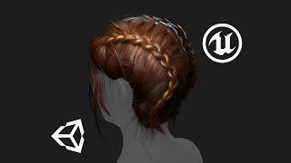 Hairstyle Braids Real-Time Hair