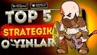 TOP 5 STRATEGIK O'YINLAR | OFFLINE VA ONLINE O'YINLAR