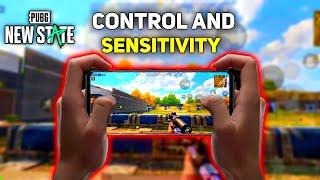 Best sensitivity and control settings | Fast peek |  PUBG NEW STATE 