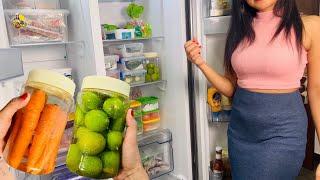 ෆ්‍රිජ් එකෙන් සල්ලි ඉතුරු කරමු  Fridge organization ideas  How To Store vegetables in Fridge