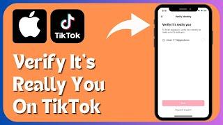 How to Fix TikTok Verify It’s Really You | Login TikTok Account Without Verification Code | iPhone
