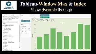 Tableau | Window Max & Index function | Dynamic fiscal quarter