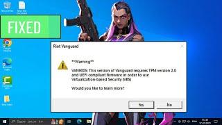 How to Fix VAN9005 Valorant Error on Windows 10/11 (FIXED)