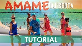 AMAME - Merengue -  TUTORIAL - Dj Berta - Spiegazione dei passi - Balli di gruppo line dance 2019