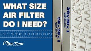 What Size Air Filter Do I Need? | FilterTime