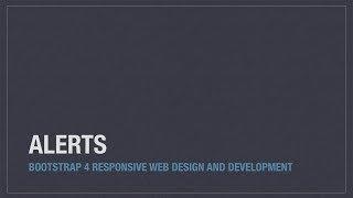 Bootstrap 4 (Alpha 6) components: Alerts