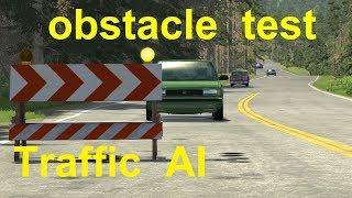 BeamNG Drive Update - New Traffic AI Against Various Obstacles! How Good Is It?