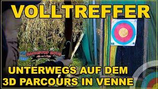 3D Bogenschießen: Unterwegs auf dem Parcours des Volltreffer Venne!