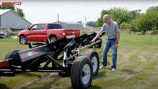 Walkaround of Demco's High Speed All Wheel Steer Combine Header Transports - Features & Benefits