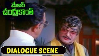 N.T.R Best Dialogue Scene || Major Chandrakanth Movie || N.T.R, Mohan Babu